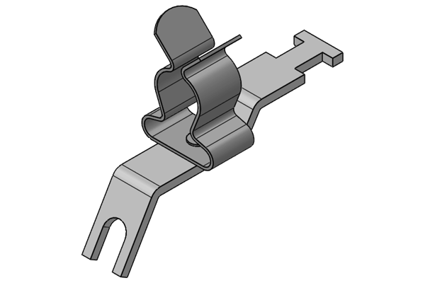 EMC shield clamps for screw assembly with or without integrated